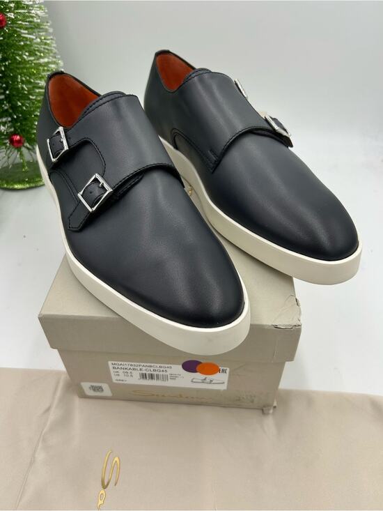 Santoni Other - Men's Santoni bankable double Monk strap sneakers size 10.5 US made in Italy